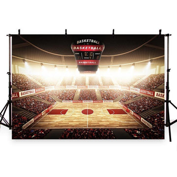 Basketball Backdrops Sport Backdrops Photography Background Stadium G-281 - iBACKDROP-Basketball Backdrops, Photography Background, Sport Backdrops